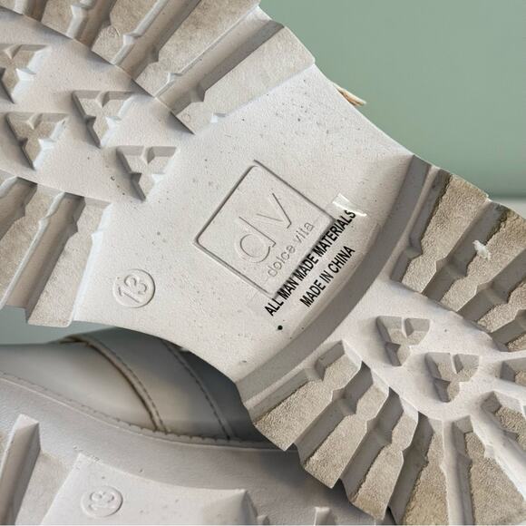 Dolce Vita DV By Kids Kobra Size 13 Light Gray Chunky Lug Sole Mule Slip-On - Picture 14 of 14